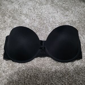 Hollister Black Strapless Bra
